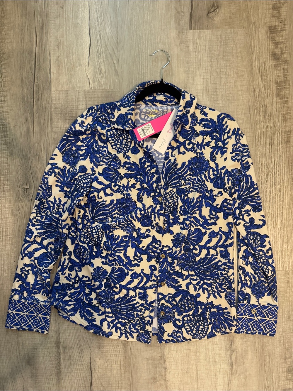 Lilly Pulitzer Marlena,  Button down , Deeper coconut ride with me